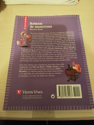 Libro Relato de monstruos