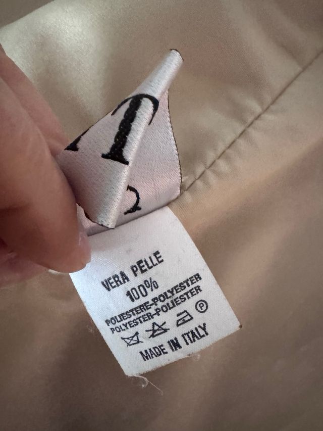 Giacca camoscio vintage