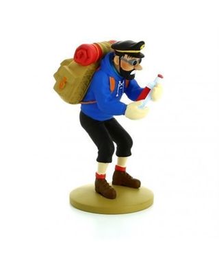 TINTIN FIGURA RESINA HADDOCK CON BOTELLA VACIA