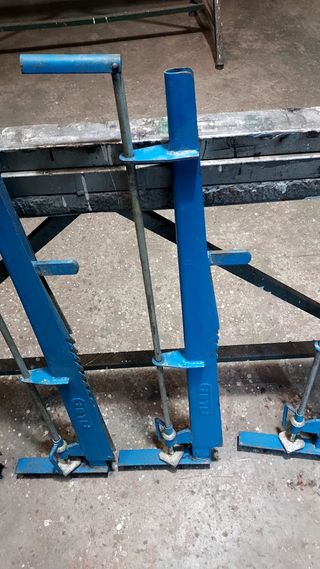 Sargentos mordazas prevención caidas