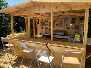 Caseta de Jardín de Madera con Piso,