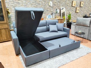 Oferta: Sofa Cama Chaise Longue xavi 220cm.
