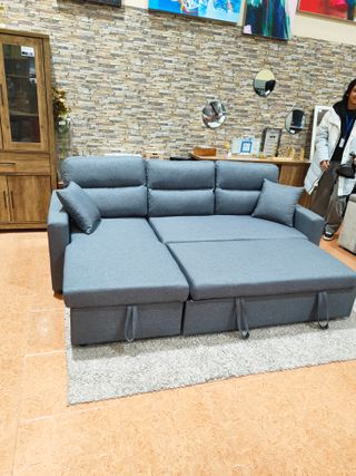 Oferta: Sofa Cama Chaise Longue xavi 220cm.