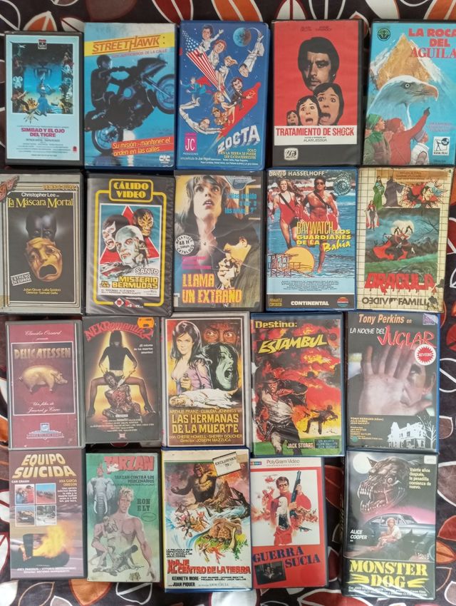 Gran lote películas VHS
