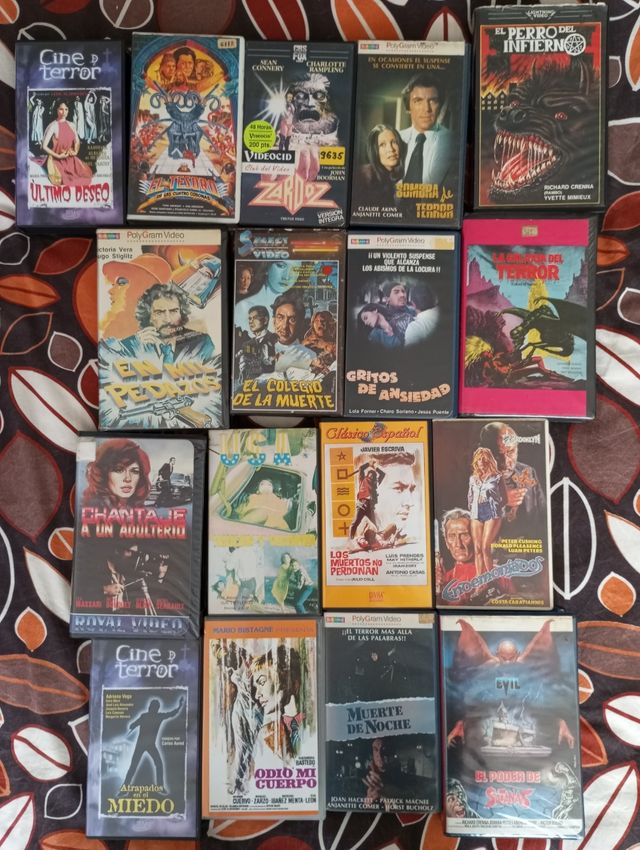 Gran lote películas VHS