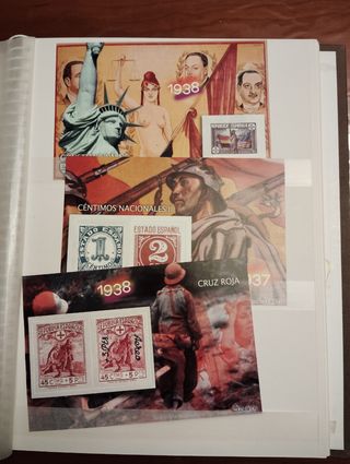 La Guerra Civil Española en Sellos de Co