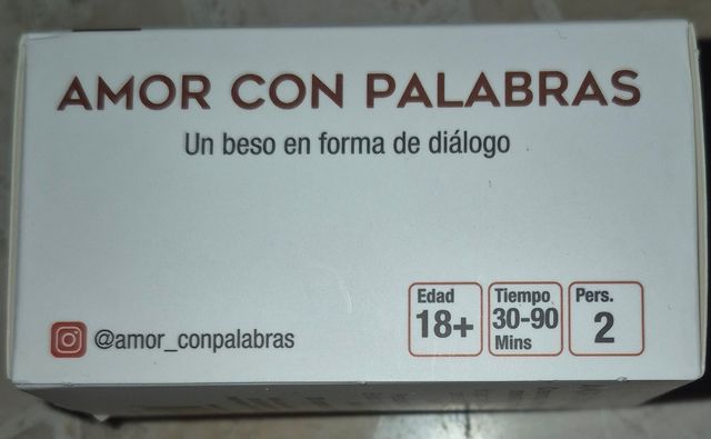 AMOR CON PALABRAS: JUEGO