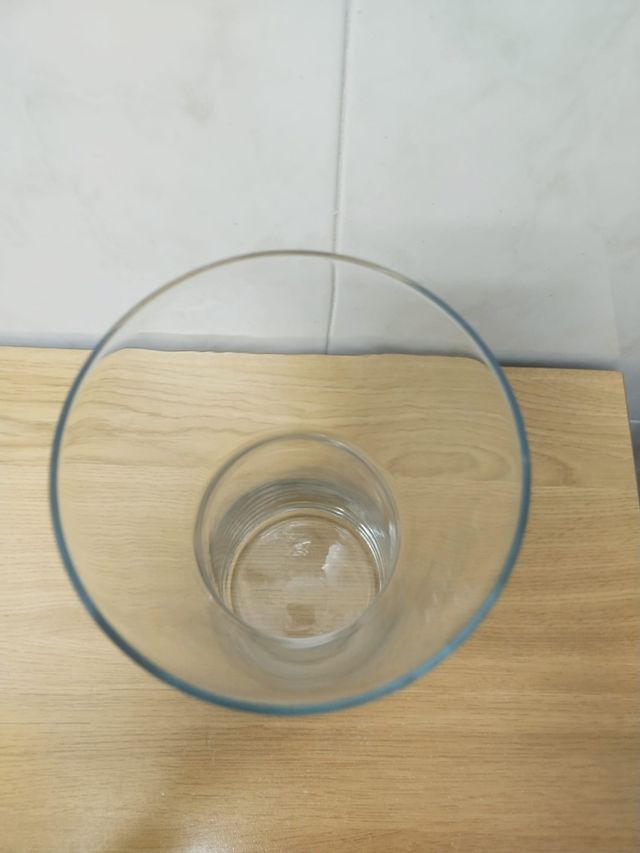 Jarrón Florero de cristal