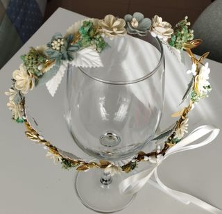 Corona comunión flores nueva más en mi perfil