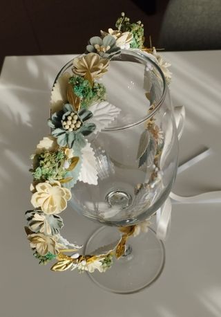 Corona comunión flores nueva más en mi perfil