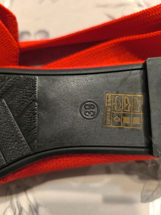 Zapatillas rojas 39