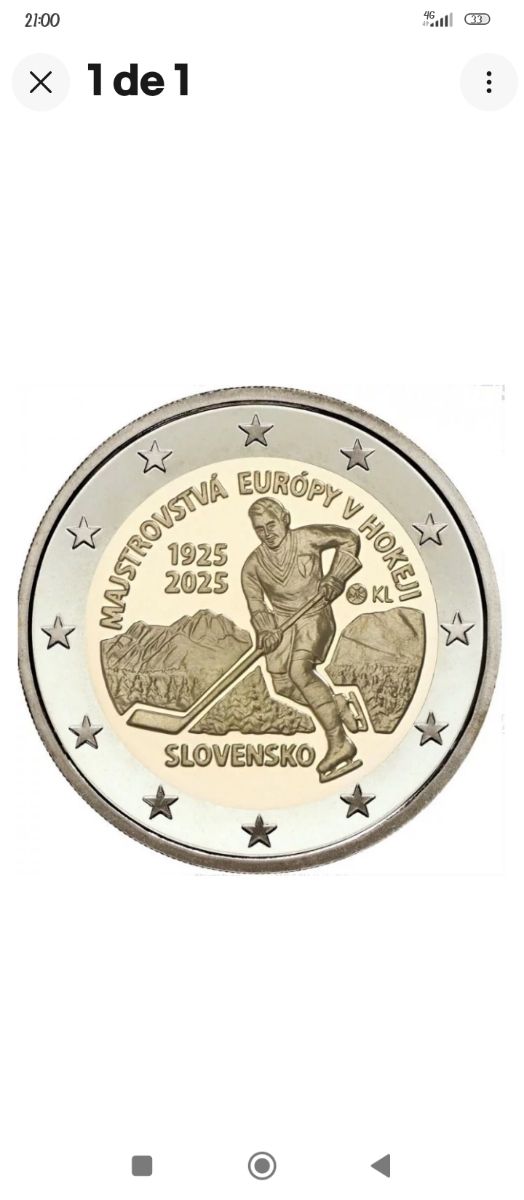 2 € 🇸🇰 ESLOVAQUIA 2025*SC*