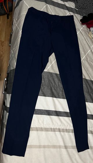 Traje zara azul marino