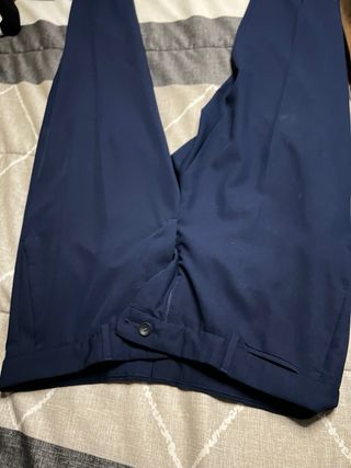 Traje zara azul marino