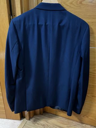Traje zara azul marino