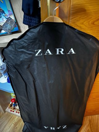 Traje zara azul marino