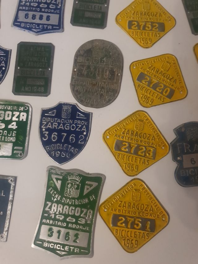 Matrículas bicicleta Zaragoza