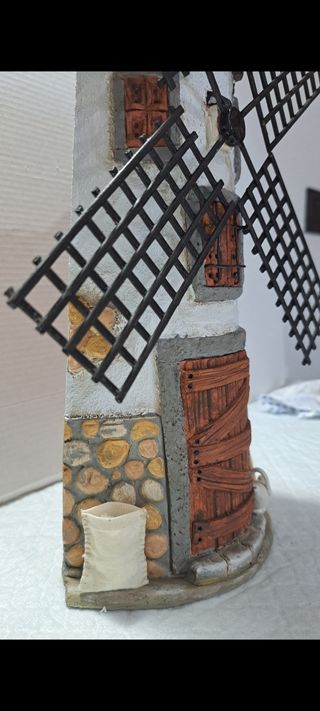 Teja decorada molino 1
