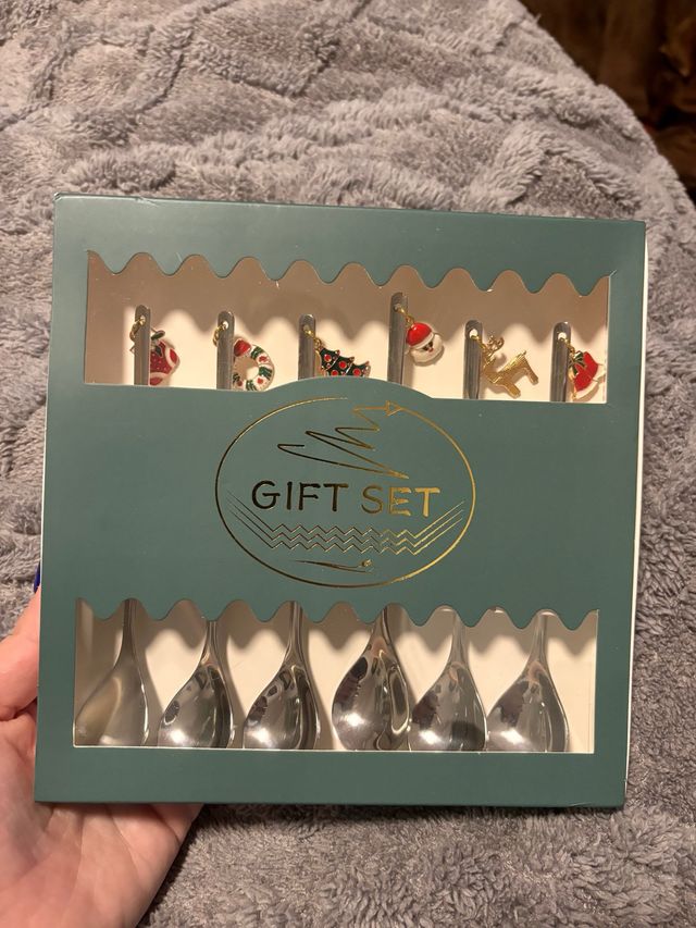 Cucchiaini da dessert natalizi