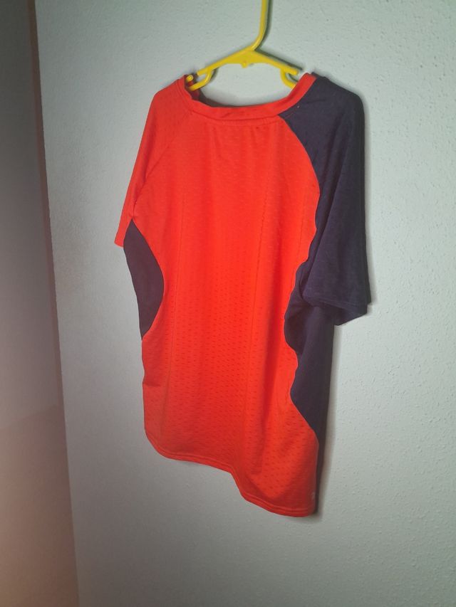 Camiseta deporte Naranja y azul 12 años Decathlon