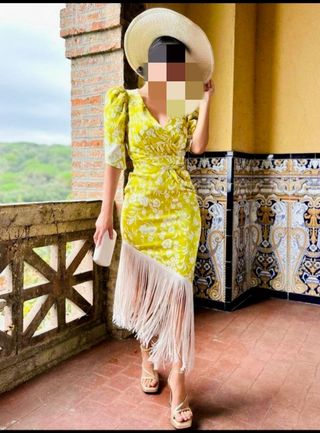 Vestido flecos 