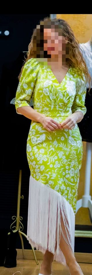 Vestido flecos 