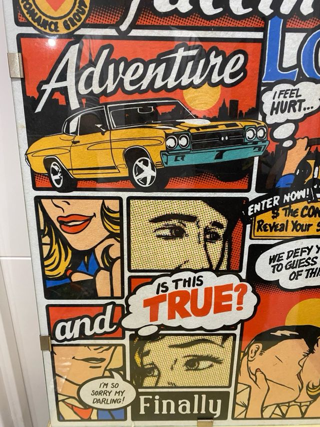 Quadro in stile pop art vintage