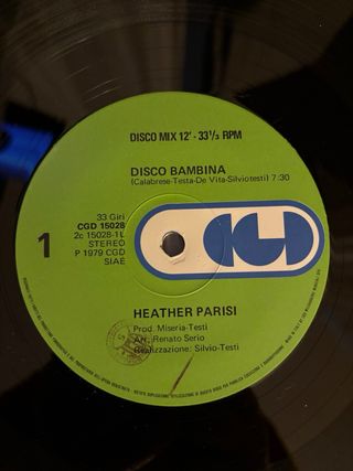 VINILE IN OTTIME CONDIZIONI 33 GIRI:HEATHER PARISI