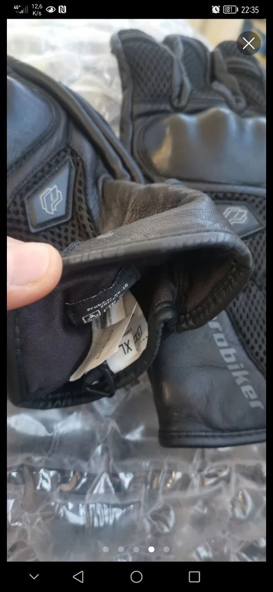 Guanti moto tg xl nuovi