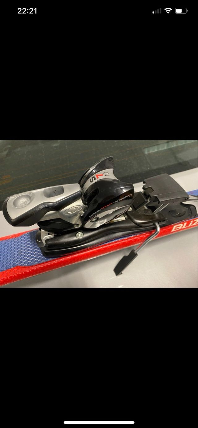 Esquís XO Blizzard con fijaciones palos. C