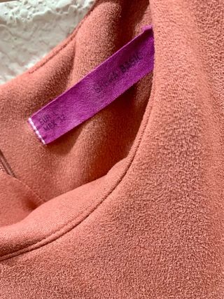 Vestido antelina rosa de Sfera talla 38