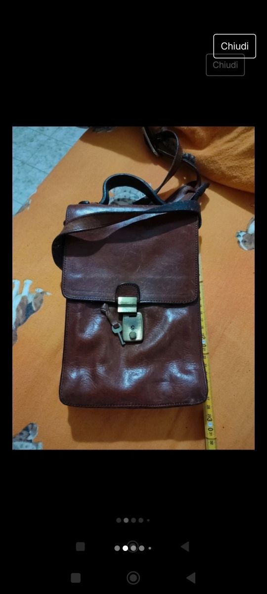 Borsello uomo vintage