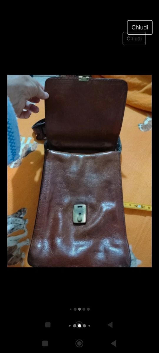 Borsello uomo vintage