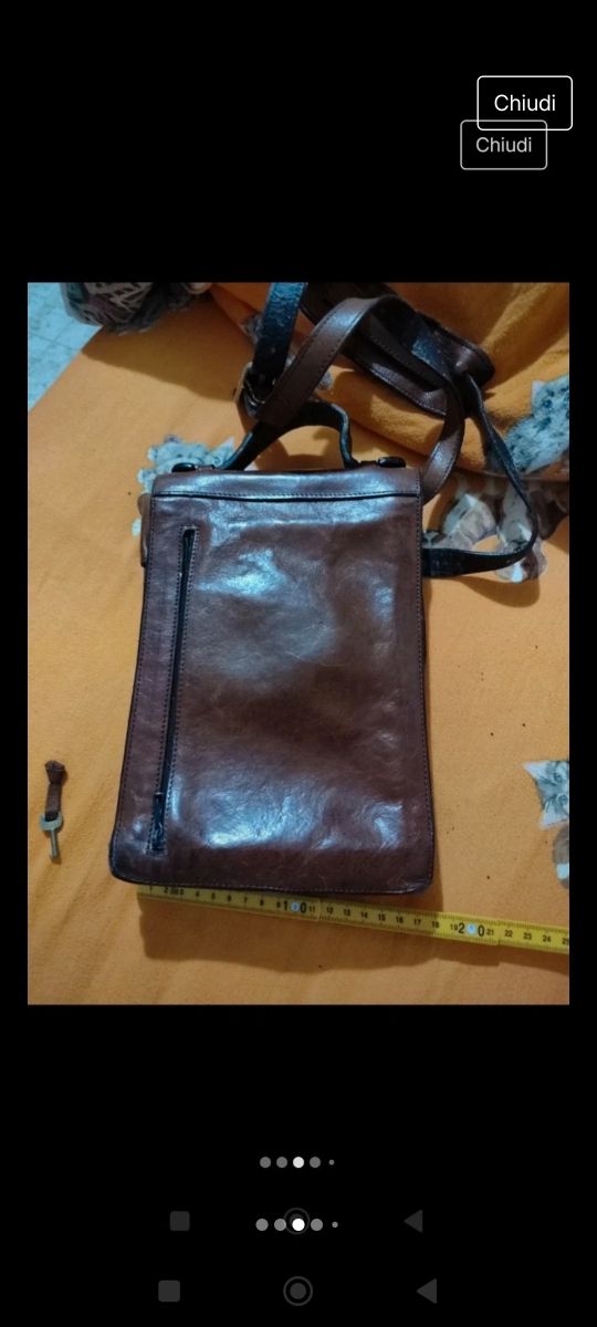 Borsello uomo vintage