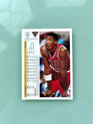 Carta NBA Scottie Pippen #125 Upper Deck 91-92 USA