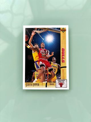 Carta NBA Scottie Pippen #125 Upper Deck 91-92 USA