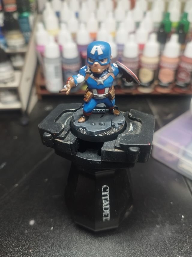 Marvel United - Captain America dipinto a mano
