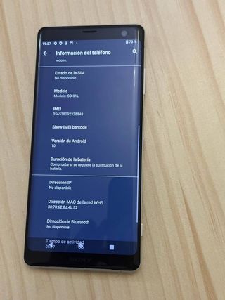 Sony Xperia XZ3 da 64 GB. Libre 