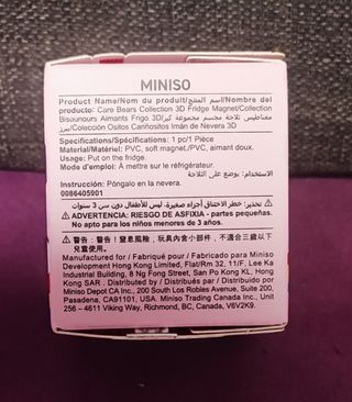 Iman de nevera "CAREBEARS" de MINISO original!!