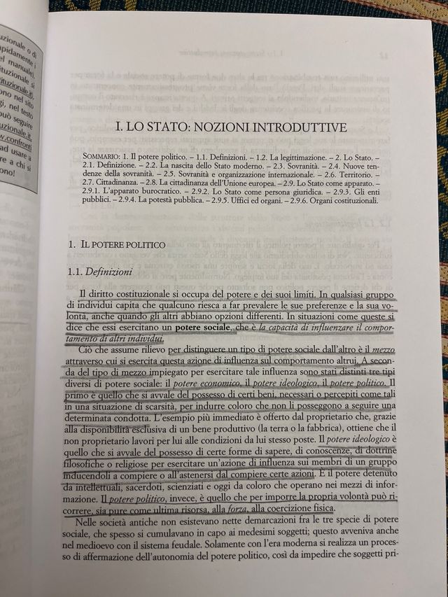 Diritto Costituzionale