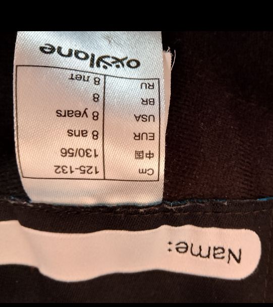 Pantalón de esquí niño niña para 8 años