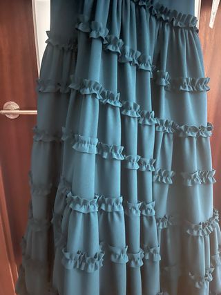 Traje de flamenca verde