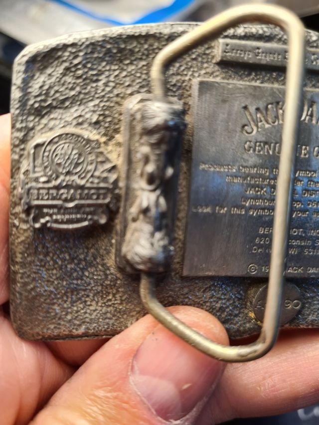 Hebilla metalica de cinturón Jack Daniels 