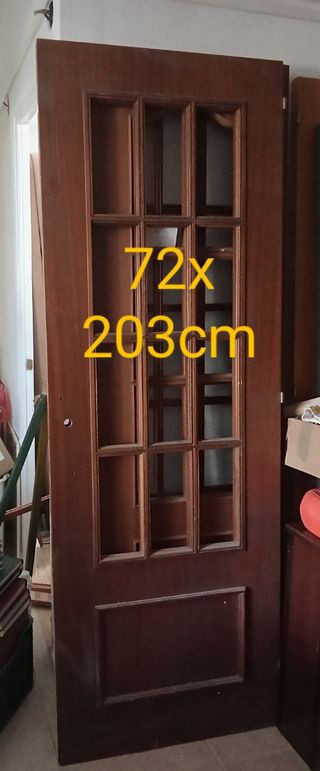 Puertas de madera maciza, nuevas. Precio por las 3