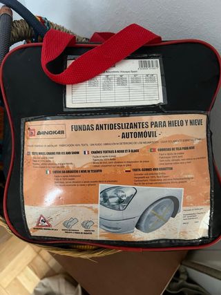 Fundas cadenas de nieve de tela