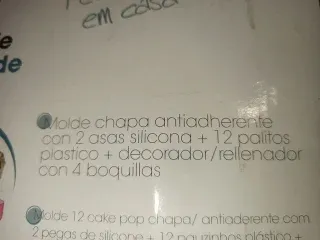 Set moldes para hacer cake pops nuevos