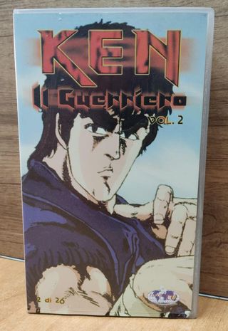 3 VHS Ken Il Guerriero vo. 1 - 2 - 3