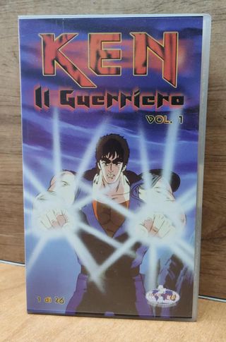 3 VHS Ken Il Guerriero vo. 1 - 2 - 3