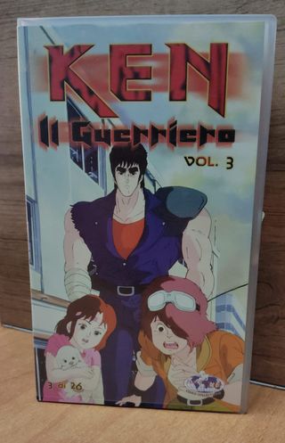 3 VHS Ken Il Guerriero vo. 1 - 2 - 3