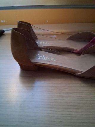 Zapatos de piel ante 15 como nuevos